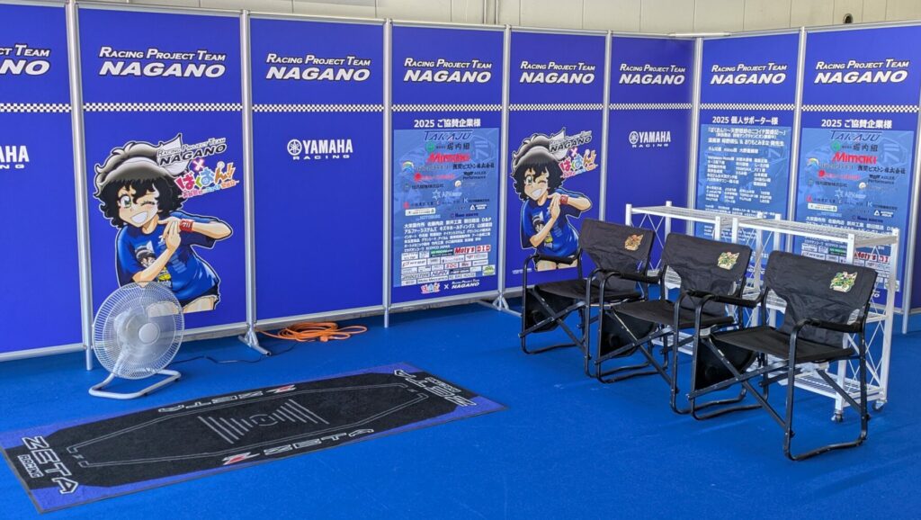 UCJV300-160 出力 ブースパネル制作事例 鈴鹿8耐2025